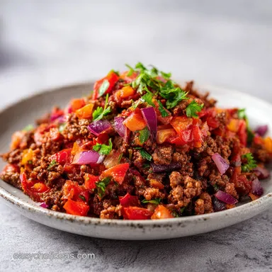 Walking Taco Casserole in 30 Minutes Recipe Card