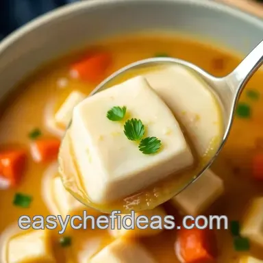 Warm Silken Tofu Soup: Easy Comfort Food for Cozy Evenings Recipe Card