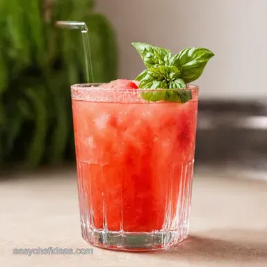 Watermelon Basil Cooler My Easy Summer Cocktails Recipe Recipe Card