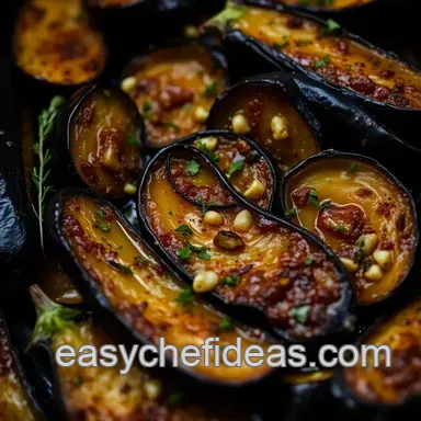 Easy & Delicious Roast Eggplant Oven: My Savory Herb-Glazed Recipe Recipe Card