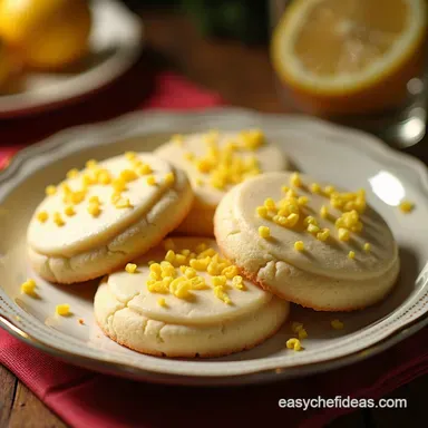 Zesty Lemon Christmas Cookies My Star Baker Secret Recipe Card