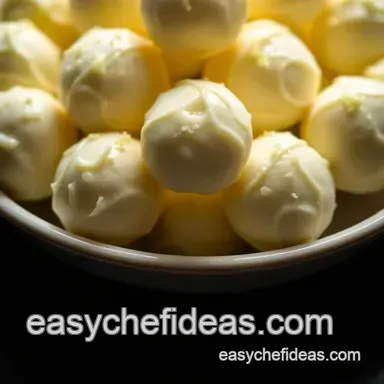 How to Make Delightful Lemon Truffles: 5 Easy Tips You&rsquo;ll Love! Recipe Card
