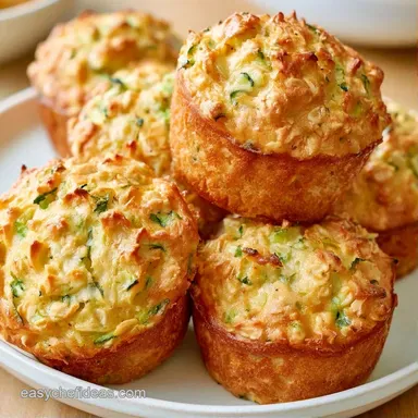 Zucchini Banana Oatmeal Muffins for 12 Recipe Card