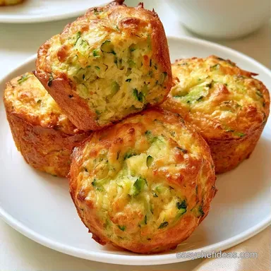 Zucchini Bread Muffins with Sour Cream Recipe Card