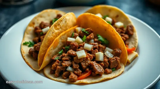 Classic Beef Tacos with Homemade Salsa