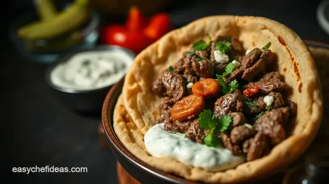 Classic Greek Gyro with Tzatziki Sauce