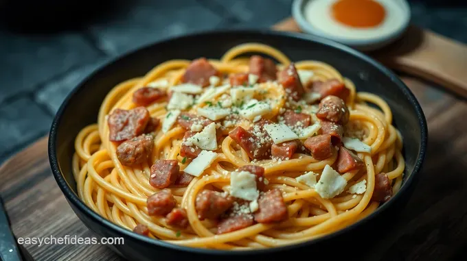 Creamy Carbonara Meat: An Italian Classic with a Hearty Twist