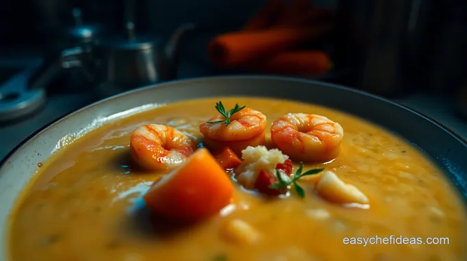 Creamy Crab and Shrimp Seafood Bisque