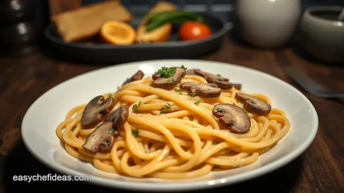 Creamy Mushroom Fettuccine: A Comforting Plate of Earthy Goodness