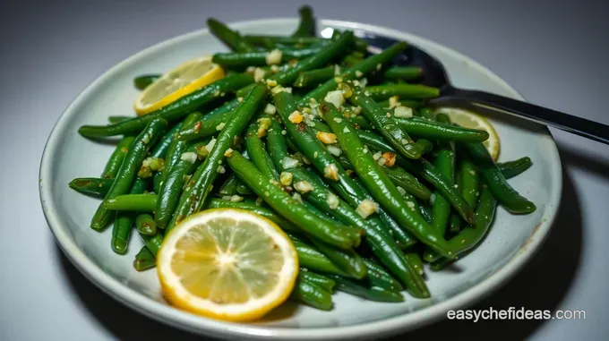 Garlic and Lemon Sautéed Green Beans
