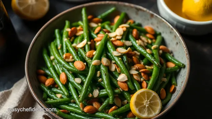 Green Bean Amandine: A Classic French Elegance