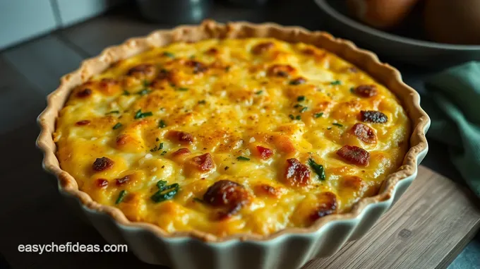 Hash Brown Quiche: A Breakfast Delight with a Crispy Twist