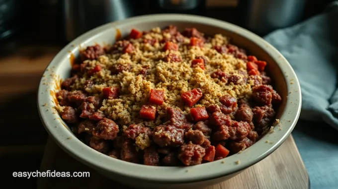 Hearty Meatloaf Casserole