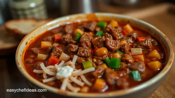 Hearty Texas-Style Chili: Proper Comfort Food