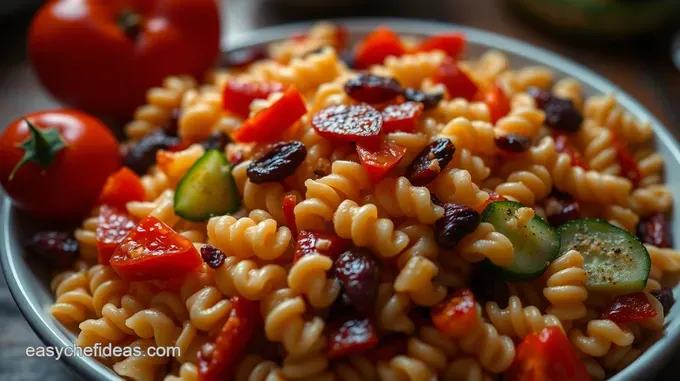 Mediterranean Delights: Sun-Dried Tomato Pasta Salad