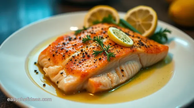 Perfectly Pan-Seared Salmon with Lemon Dill Butter