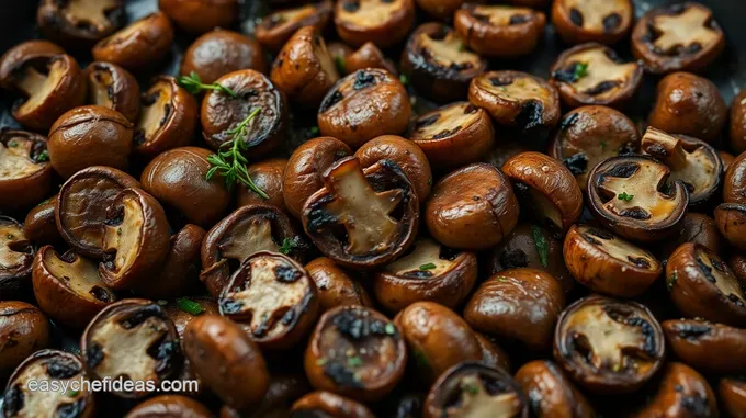 Roasted Garlic Herb Mushrooms: A Savory Delight from the Oven