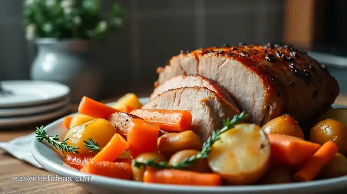 Savory Slow-Cooked Loin Roast with Root Vegetables