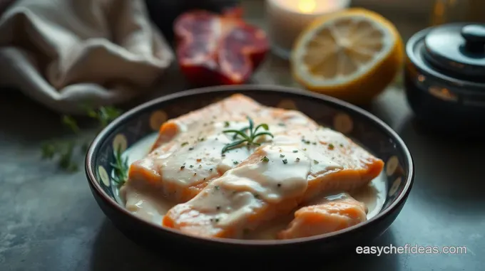Silky Salmon Cream Sauce with a Citrus Kick