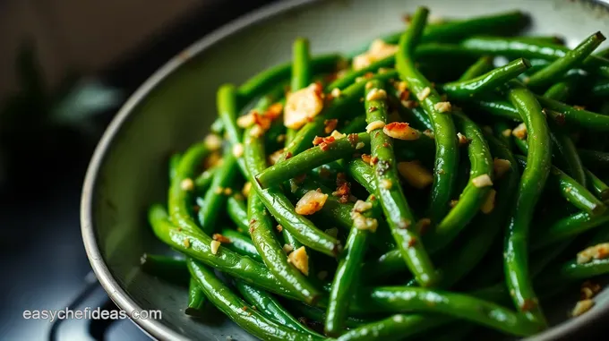 Sizzling Garlic Green Beans: Ready in a Flash!