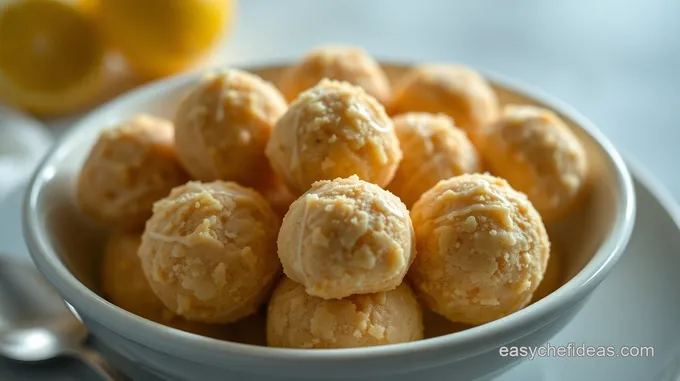 Zesty Lemon Truffles: A Delightful Citrus-Indulgence