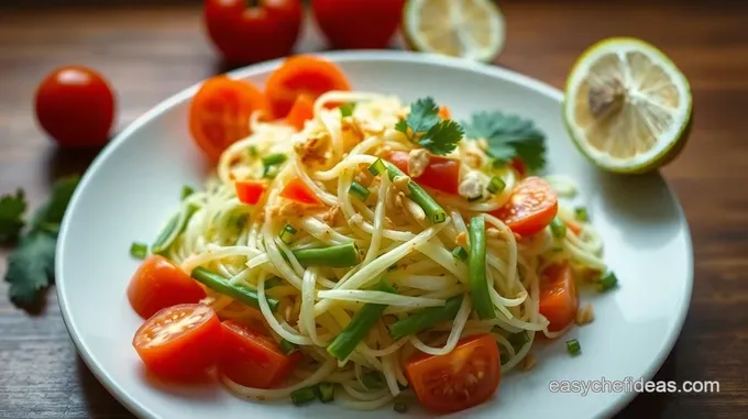 Zesty Thai Som Tam: A Fresh Papaya Salad Adventure