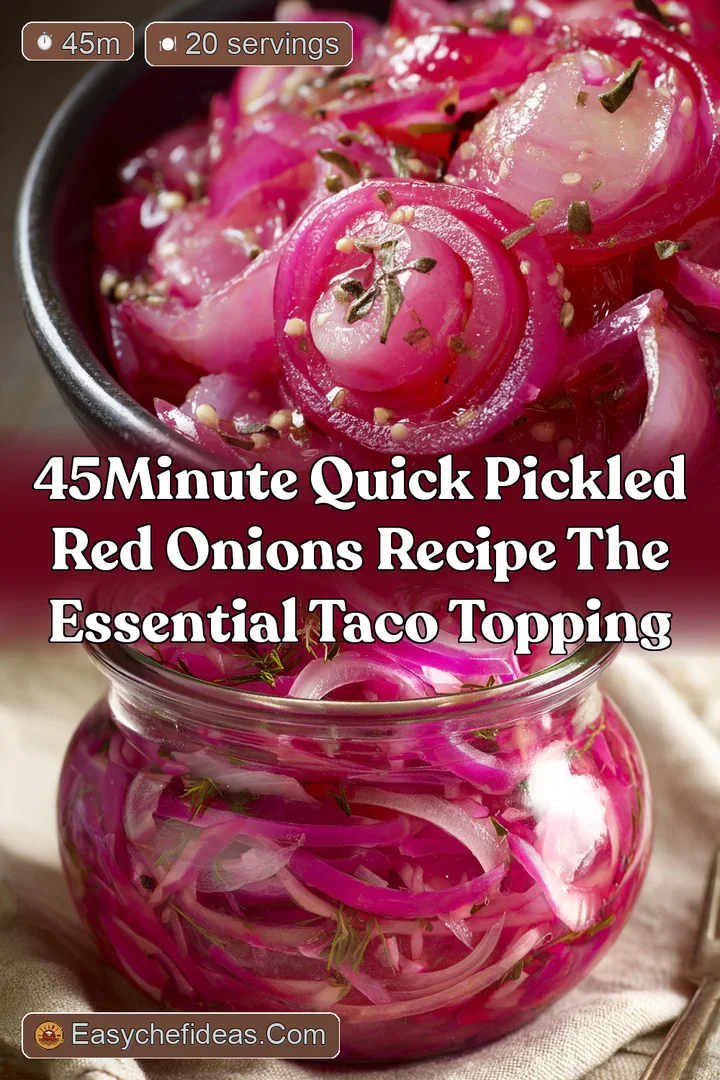 45Minute Quick Pickled Red Onions Recipe The Essential Taco Topping