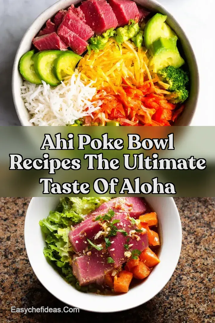 Ahi Poke Bowl Recipes The Ultimate Taste of Aloha