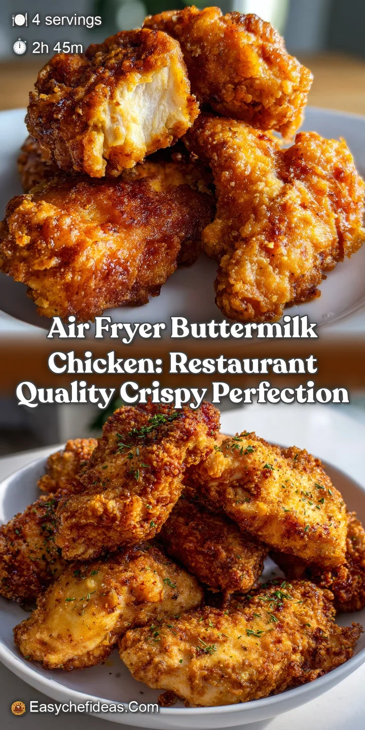 Air Fryer Buttermilk Chicken: Restaurant Quality Crispy Perfection