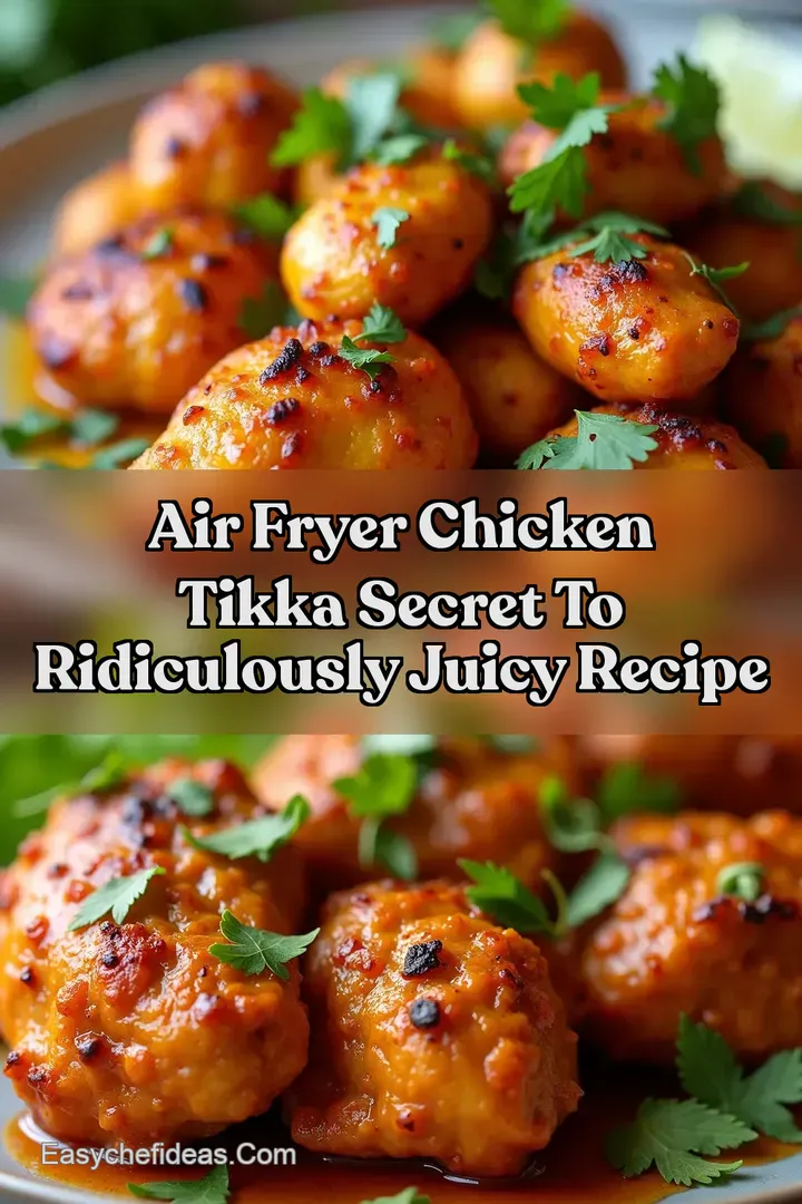 Air Fryer Chicken Tikka Secret to Ridiculously Juicy Recipe