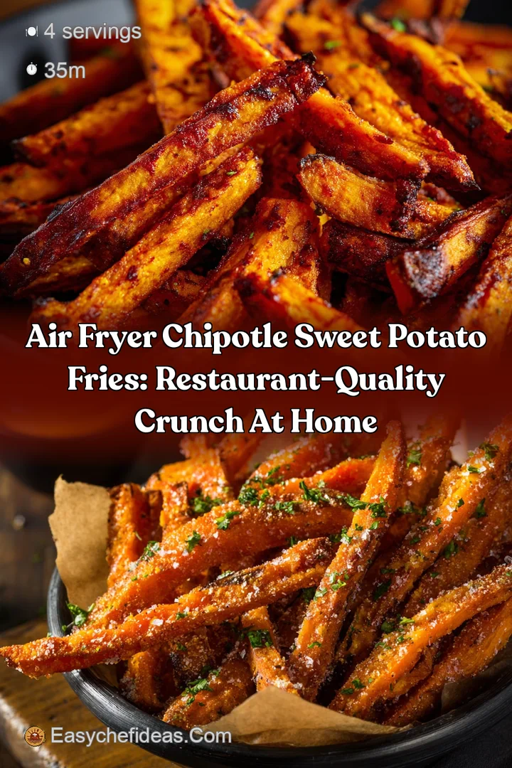 Air Fryer Chipotle Sweet Potato Fries: Restaurant-Quality Crunch at Home