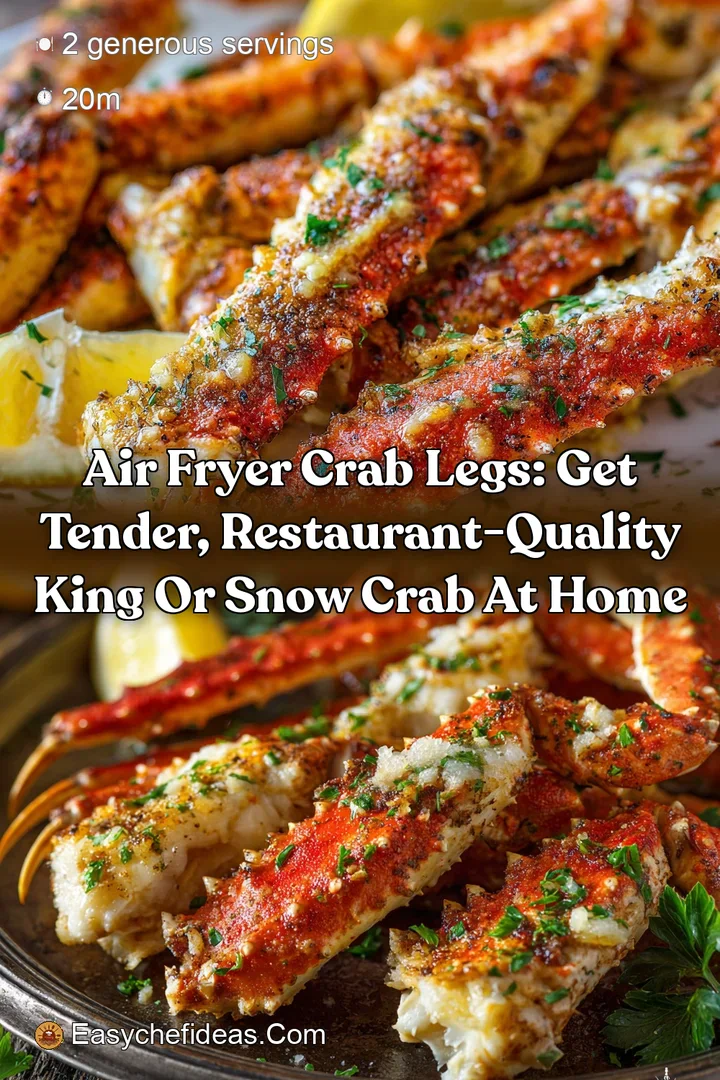 Air Fryer Crab Legs: Get Tender Restaurant-Quality King or Snow Crab at Home