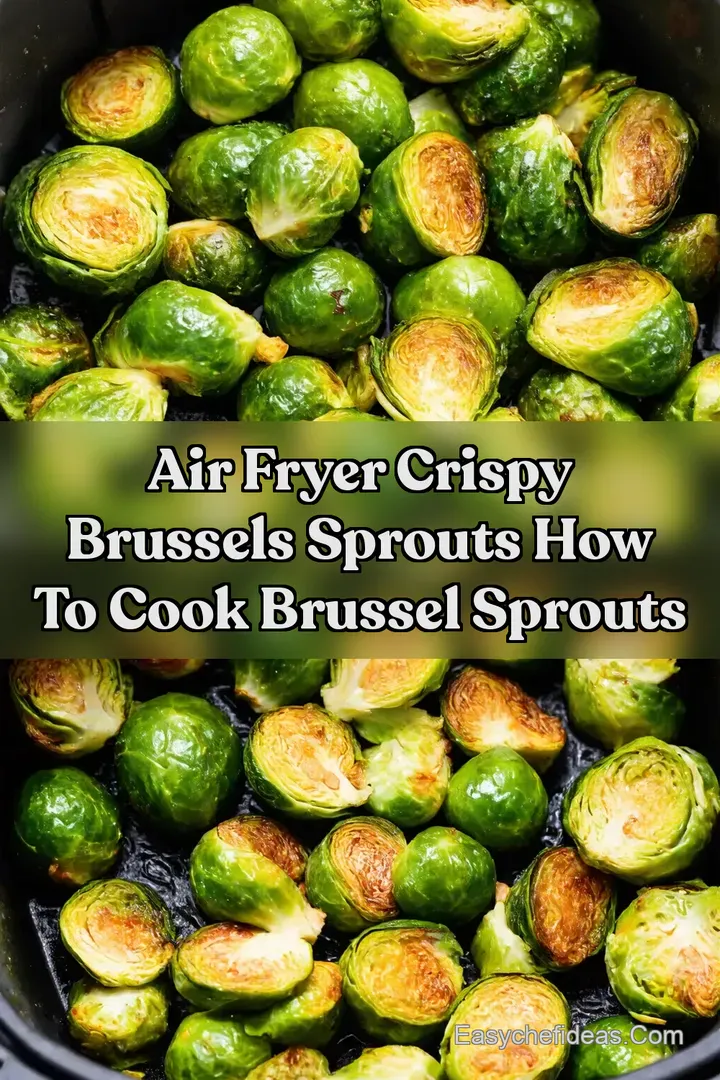 Air Fryer Crispy Brussels Sprouts How to cook brussel sprouts