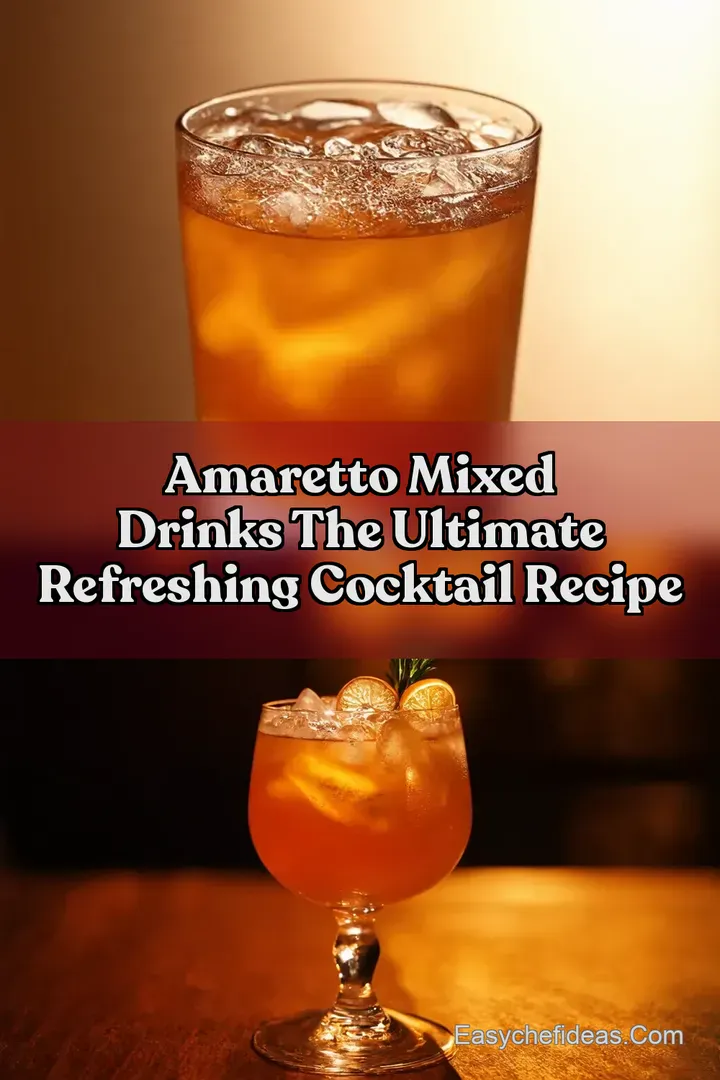 Amaretto Mixed Drinks The Ultimate Refreshing Cocktail Recipe