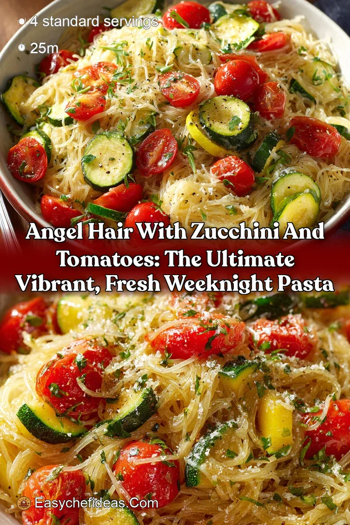 Angel Hair with Zucchini and Tomatoes: The Ultimate Vibrant Fresh Weeknight Pasta