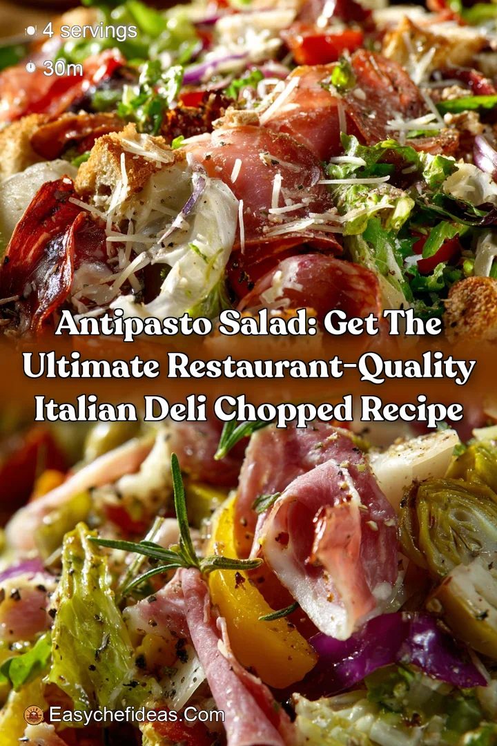 Antipasto Salad: Get the Ultimate Restaurant-Quality Italian Deli Chopped Recipe