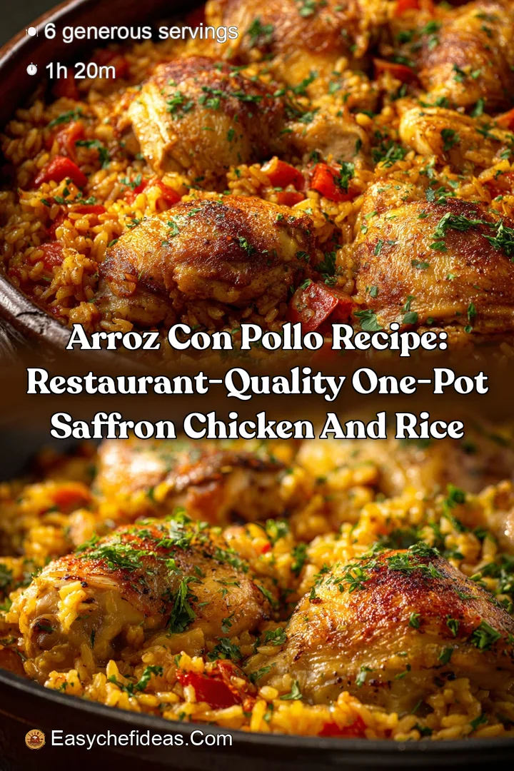 Arroz Con Pollo Recipe: Restaurant-Quality One-Pot Saffron Chicken and Rice
