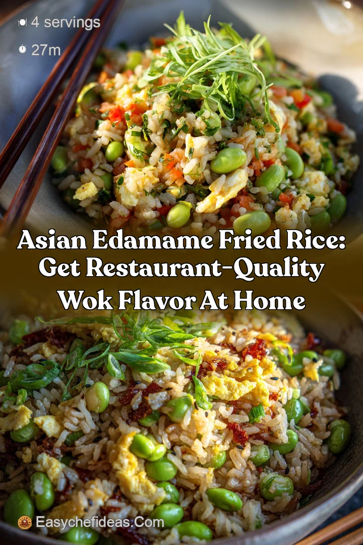 Asian Edamame Fried Rice: Get Restaurant-Quality Wok Flavor at Home