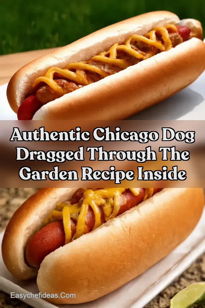 Authentic Chicago Dog Dragged Through the Garden Recipe Inside