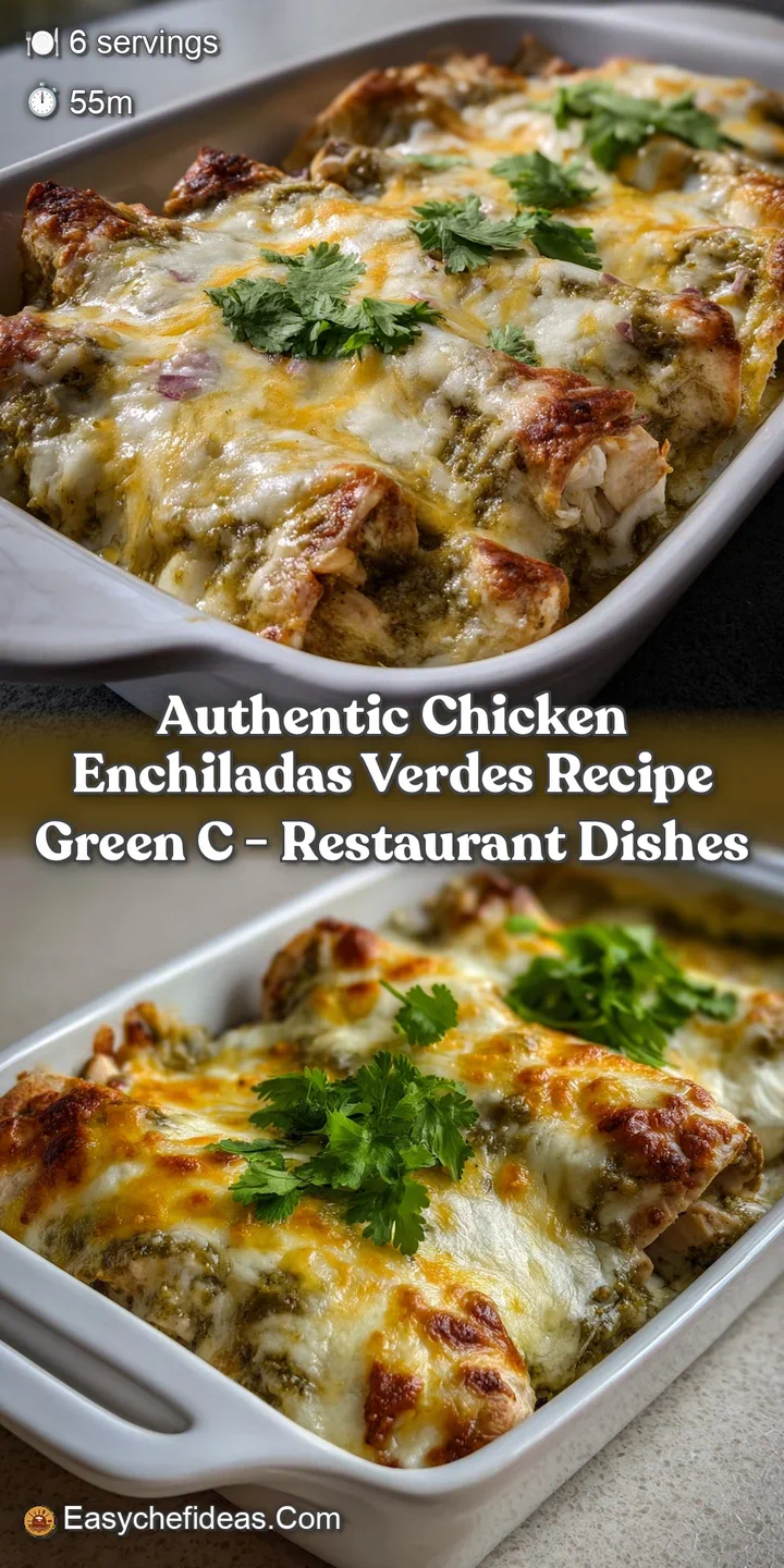 Authentic Chicken Enchiladas Verdes Recipe Green C - Restaurant Dishes