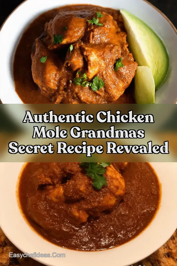 Authentic Chicken Mole Grandmas Secret Recipe Revealed