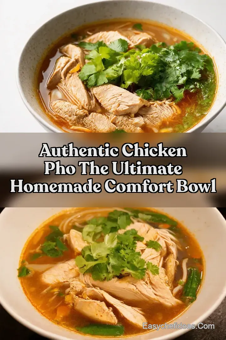 Authentic Chicken Pho The Ultimate Homemade Comfort Bowl