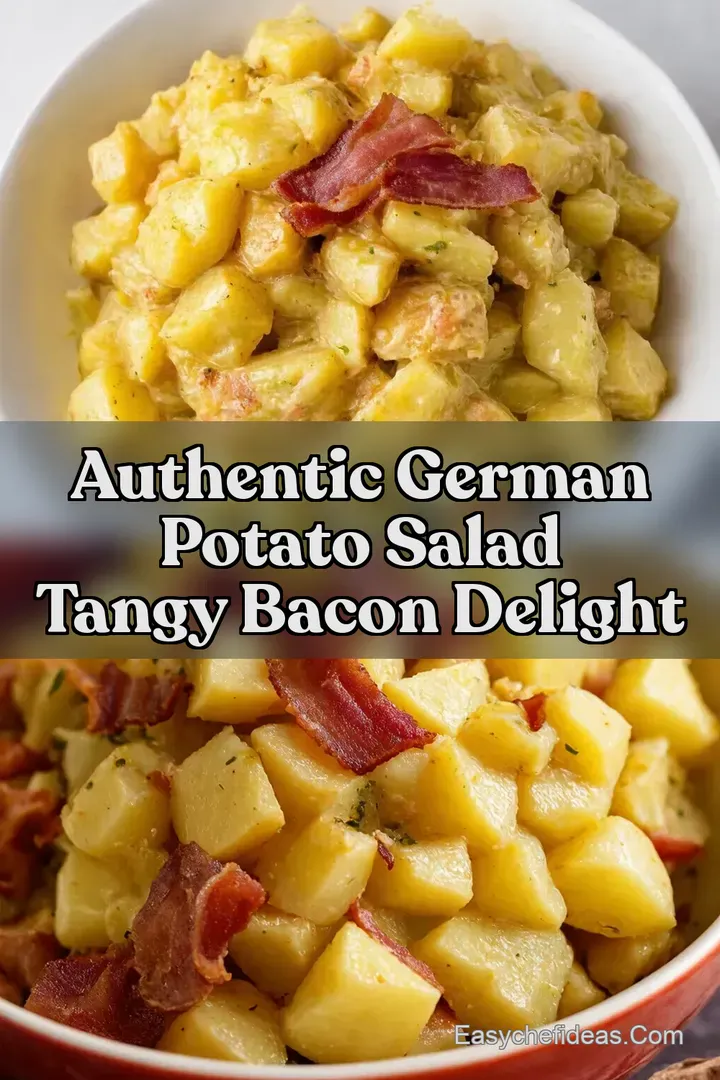 Authentic German Potato Salad Tangy Bacon Delight