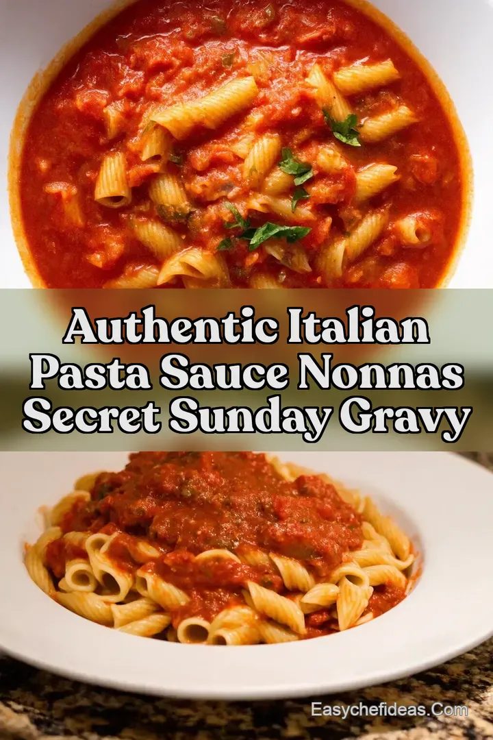 Authentic Italian Pasta Sauce Nonnas Secret Sunday Gravy