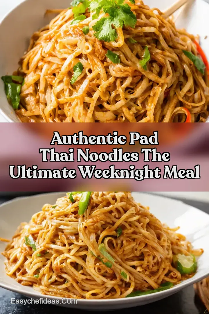 Authentic Pad Thai Noodles The Ultimate Weeknight Meal