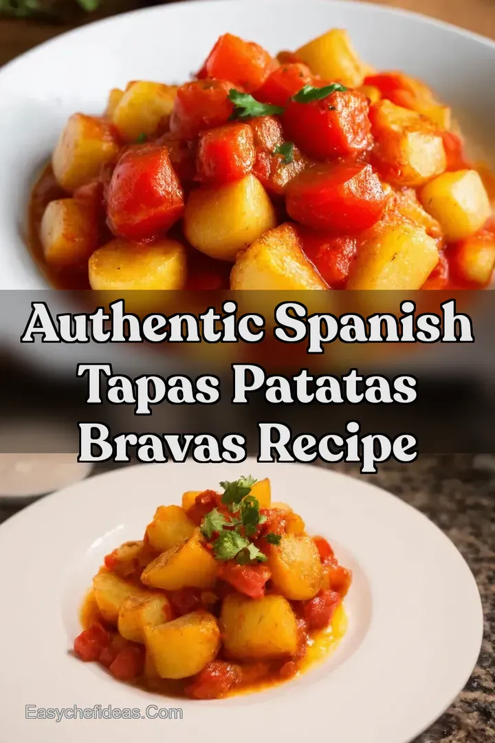 Authentic Spanish Tapas Patatas Bravas Recipe