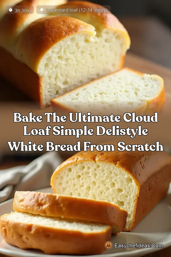 Bake The Ultimate Cloud Loaf Simple DeliStyle White Bread From Scratch