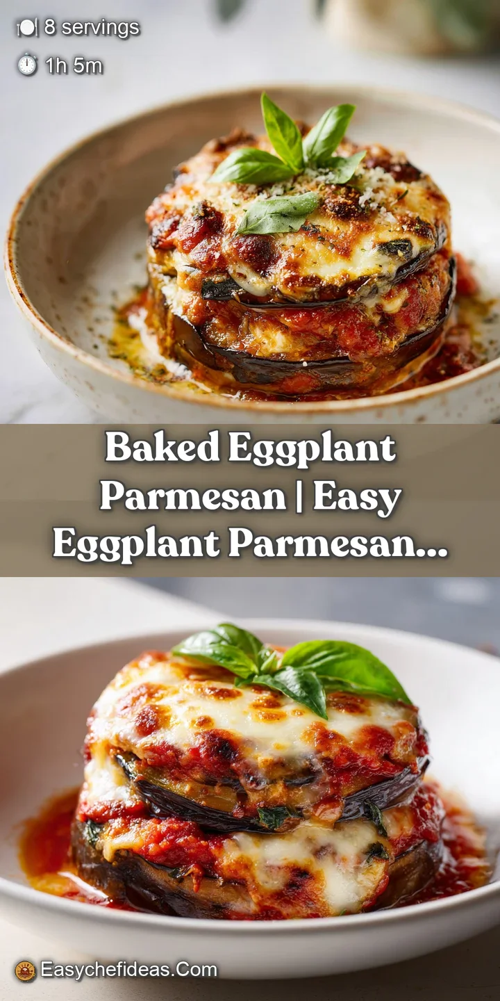 Close-up of melted, bubbly mozzarella cheese stretching over a crispy, golden-brown eggplant slice and red sauce.