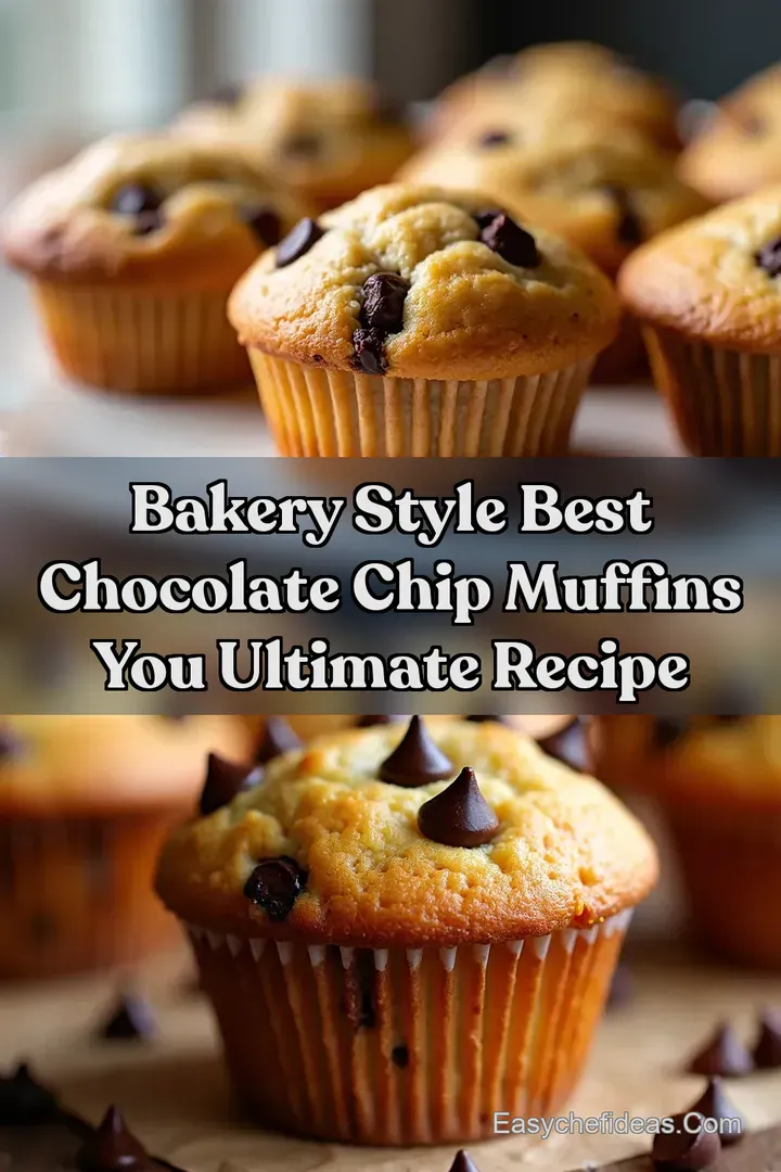Bakery Style Best Chocolate Chip Muffins You Ultimate Recipe