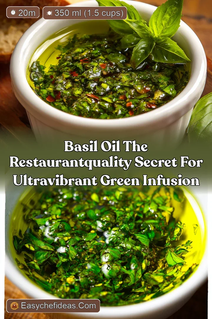 Basil Oil The RestaurantQuality Secret for UltraVibrant Green Infusion